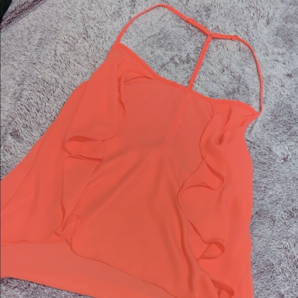 Flowy cami peach shirt